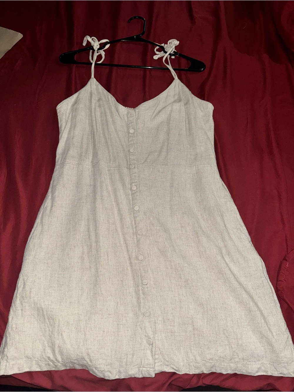 Abercrombie lined linen dress